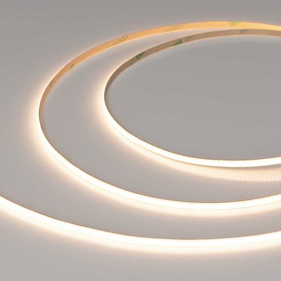 Светодиодная лента Arlight 4W/m 480LED/m CSP теплый белый 3,5M COB-X480-4mm 24V Warm3000 039049