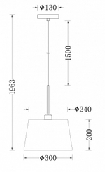 Подвесной светильник Freya Sandy FR5119PL-01BS