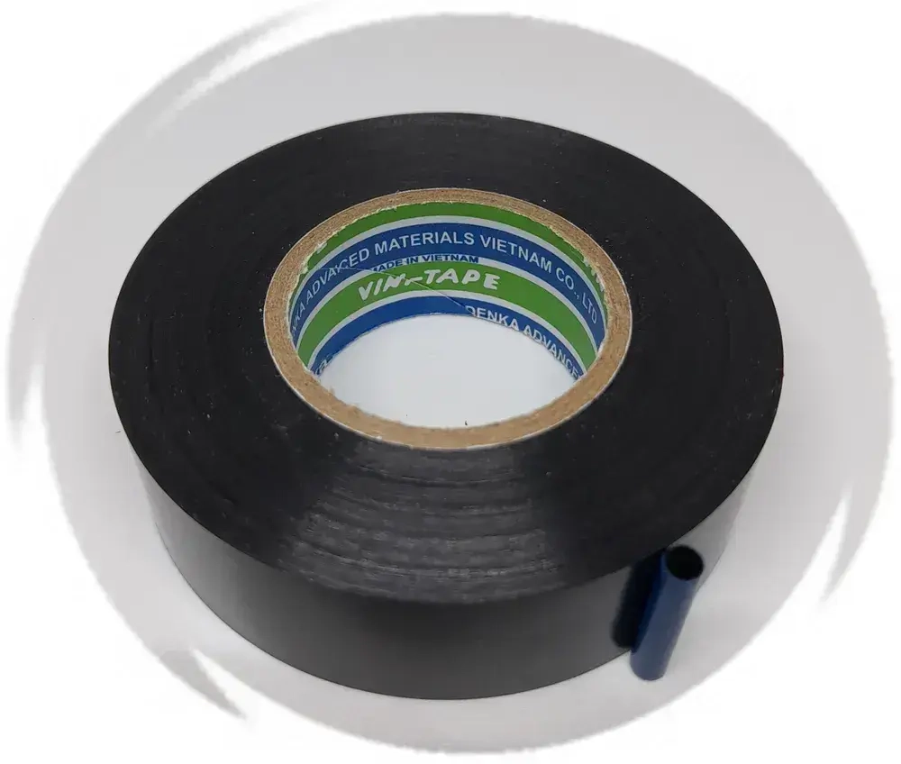 Денка 232w изолента ПВХ 5 шт. набор, изоляция автомобильная профессиональная черная тонкая глянцевая, 19 мм 25 м 100 мкм