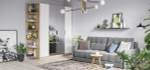 Диван BOSS 2.0 LOFT велюр Monolit серый