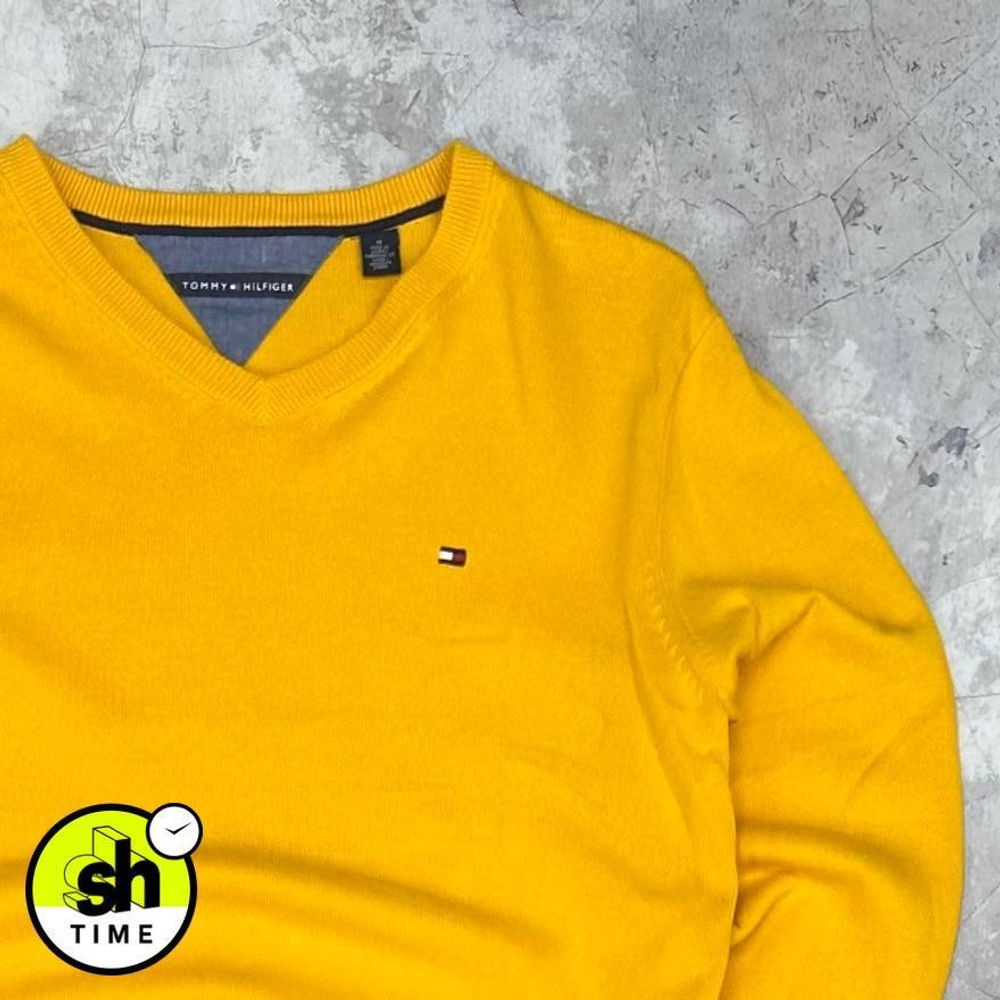 Свитер Джемпер TommyHilfiger Yellow Sweatshirt