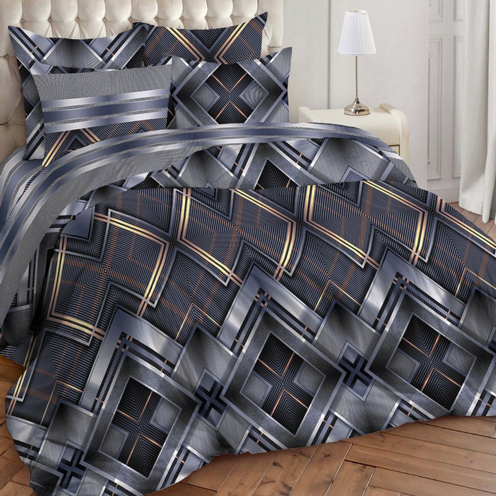 Комплект постельного белья "ВЛ. КРУЗ", поплин Премиум, 100% хлопок.