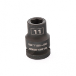 Головка ударная шестигранная, 11 мм, 1/2, CrMo Stels