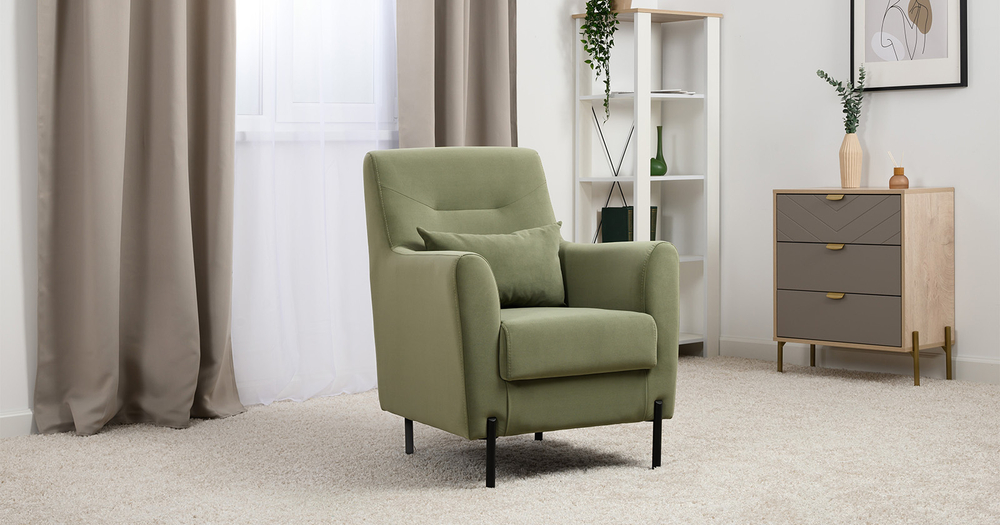 Барселона кресло для отдыха (оливковый)