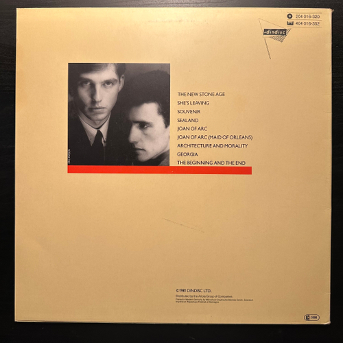 Orchestral Manoeuvres In The Dark - Architecture & Morality (Германия 1981г.)