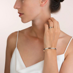 Кольцо Coeur de Lion Anthracite-Rosegold 17.5 мм 0226/40-1223 55