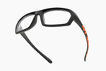 Спортивные очки с диоптриями Demetz Softness R / Matte Black / Matte Orange  Colorless Cat.0