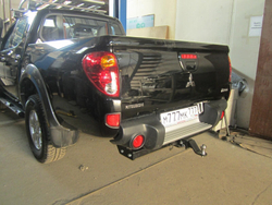 Фаркоп с элект. Smart, на Mitsubishi L 200 FA 0648-E (с 2006 по 2015 г.в.) (паспорт и сертификат в комплекте) Бизон