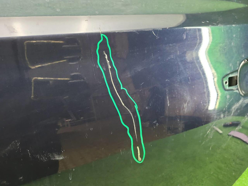 Дверь задняя левая Audi A8 3 D4 (2009-2017)