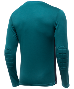 Футболка вратарская CAMP GK Padded LS, зеленый/черный/белый, детский