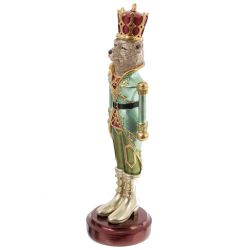 GAEM Фигурка декоративная "Солдатик-медведь", L9 W9 H31 см