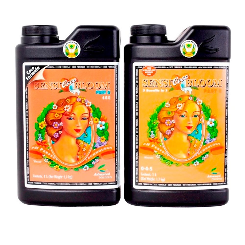 Sensi Coco Bloom Части A &amp; B Advanced Nutrients 1 л Удобрения