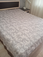 Покрывало жаккардовое двухстороннее Нежность 2663-18 беж,серый 2.0 (180х200)