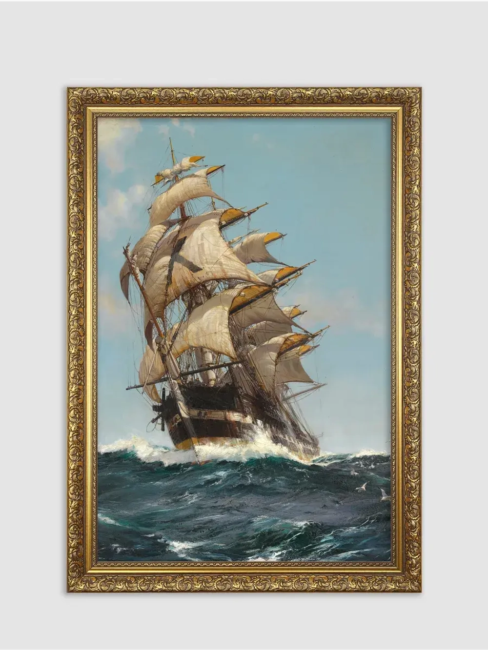 Картина настенная интерьерная в багетной раме 47*67 см