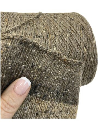 Пряжа на бобине ( Италия) Твид 60% шерсть 20% вискоза 20% п/а 100г-380м 460г