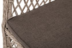 "Эспрессо-80 L" обеденная группа плетеная, цвет бежевый