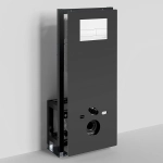 Инсталляция для унитаза WasserKraft Glan 66TLT.010.ME.BL.WM04 с белой матовой кнопкой