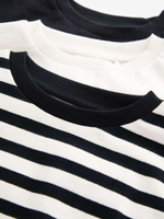 Лонгслив для девочки Next K86-197, 3 шт., Белый, Черный