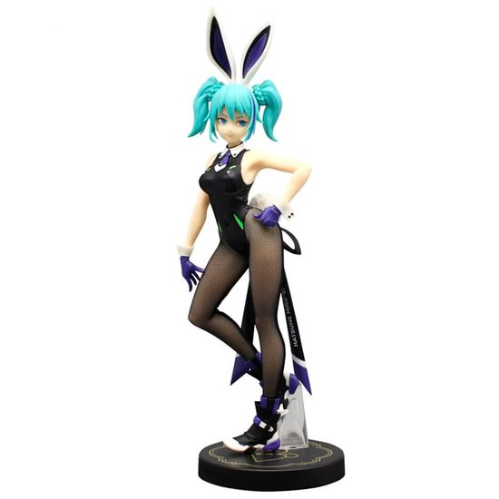 Фигурка Аниме FuRyu Hatsune Miku BiCute Bunnies Figure -Street Violet Color ver 30см / в виде виртуальной певицы Хацунэ Мико