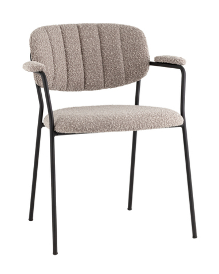 Стул Кэрол букле серый