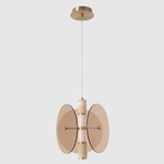 Светильник подвесной Crystal Lux AMARILLO SP12W LED BRASS