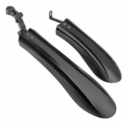Крылья 24"-26" XGNB-062-1 FAT-bike пластик черные комплект арт.610220