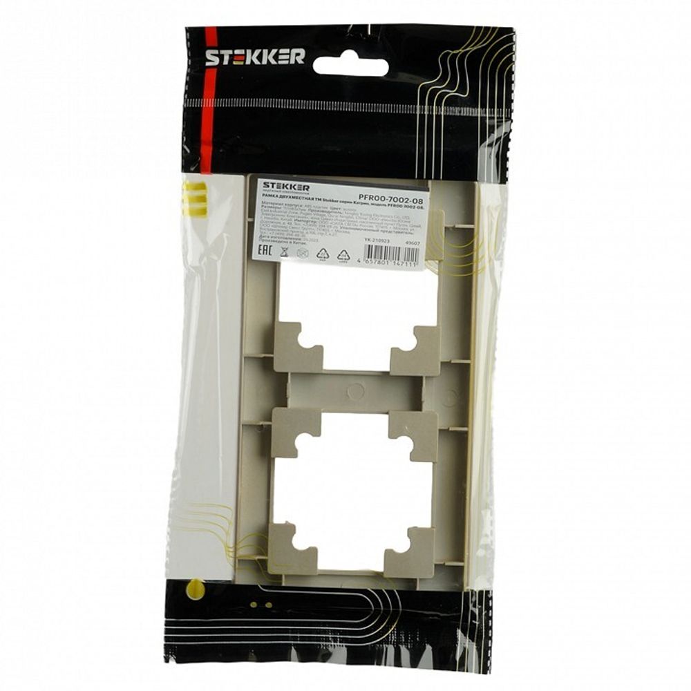 Рамка на 2 поста Stekker Катрин 49607