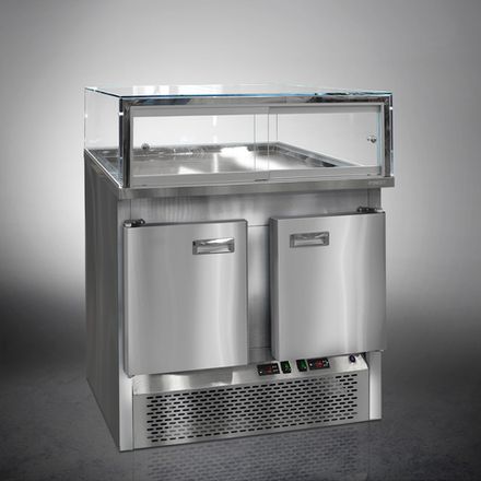 Среднетемпературная напольная холодильная витрина Finist SPLINTER Sс-118-127