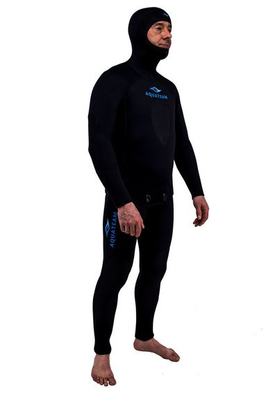 Гидрокостюм Aquateam Hunter Jako 5 мм ультраспан/открытая пора черный