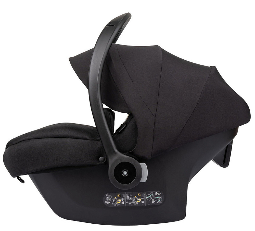 Детская коляска Indigo Charlotte Sity Classic 12 3 в 1 с автокреслом Avionaut Cosmo Cs04 черный/т.серый