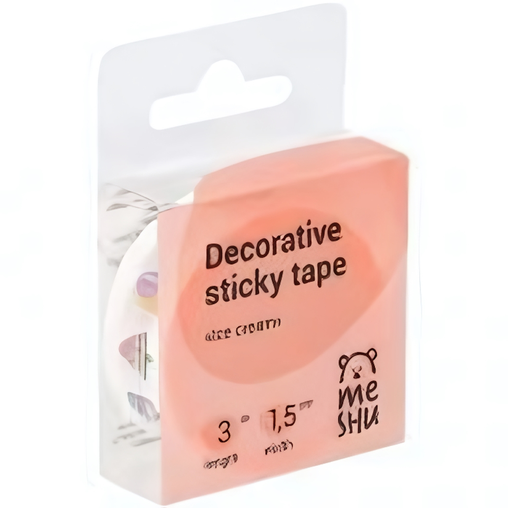 Скотч декоративный "Ice cream", 1,5 см*3м MS_36877 (MESHU)