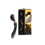 Универсальный гибкий вибростимулятор с мощным мотором shunga ZOA (Цвет: Чёрный)