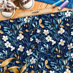 Ткань премиум мембрана цветочная сюита