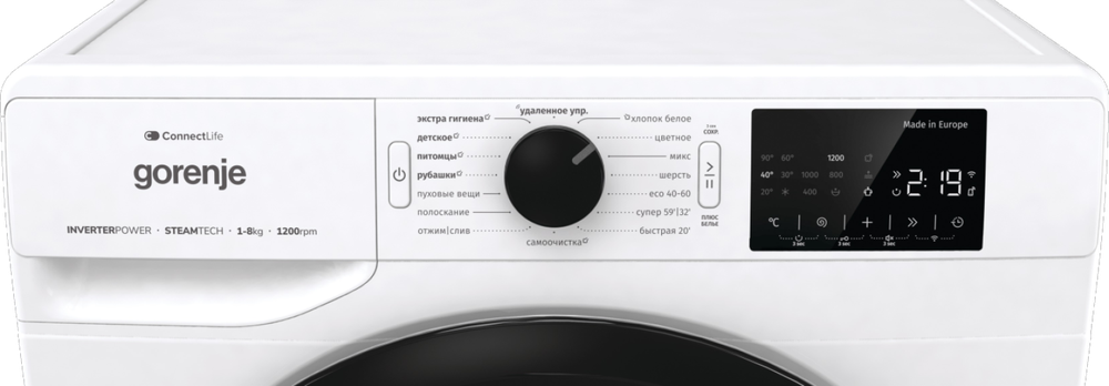 Стиральная машина Gorenje WPNEI82SBSWIFI/C