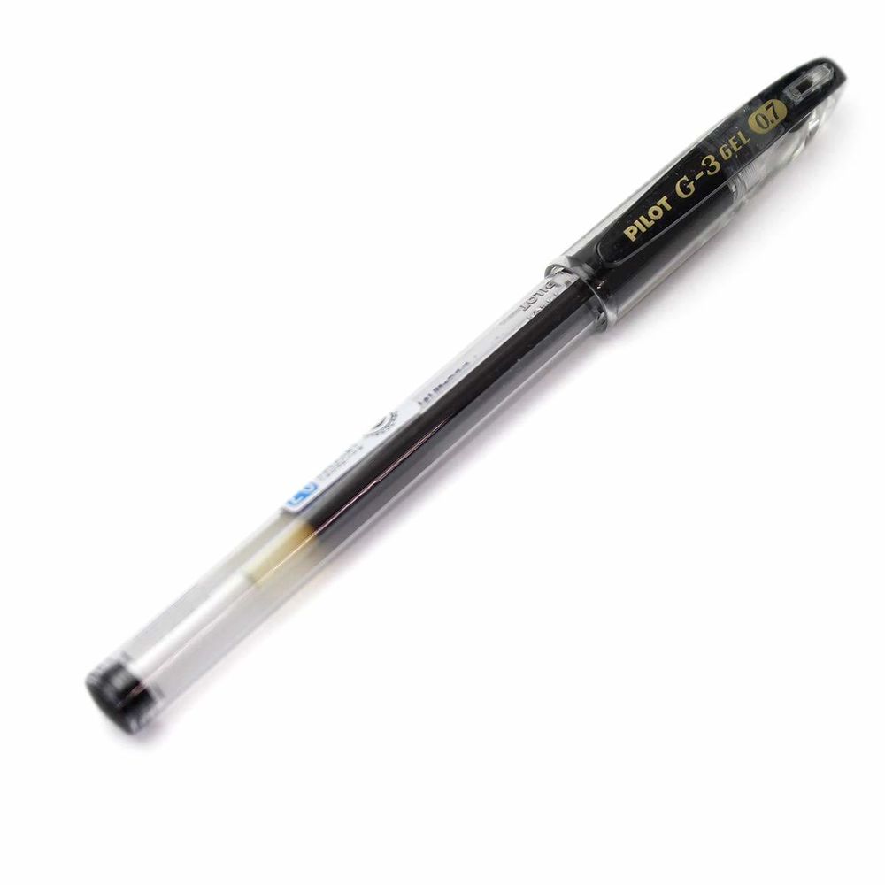 Гелевая ручка Pilot G3 0,7 мм чёрные чернила