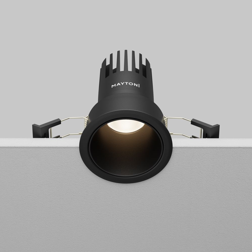 Светильник встраиваемый светодиодный Maytoni Dip DL116-10W-4K-B