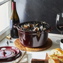 STAUB Чугунная кастрюля Cocotte 24 см 3,8 л графит