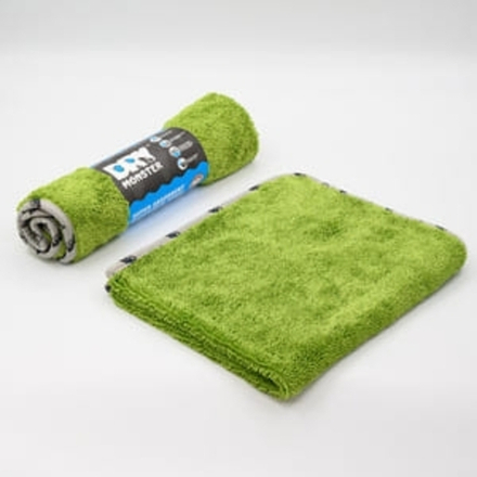 DRY MONSTER TOWEL STANDART GREEN Полотенце для сушки.Размер 50х60 см.Зеленое.750 гр.м