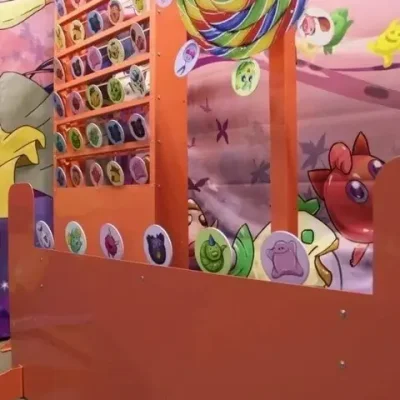 Мишень Гусеница для тира с гидрогелевыми шариками