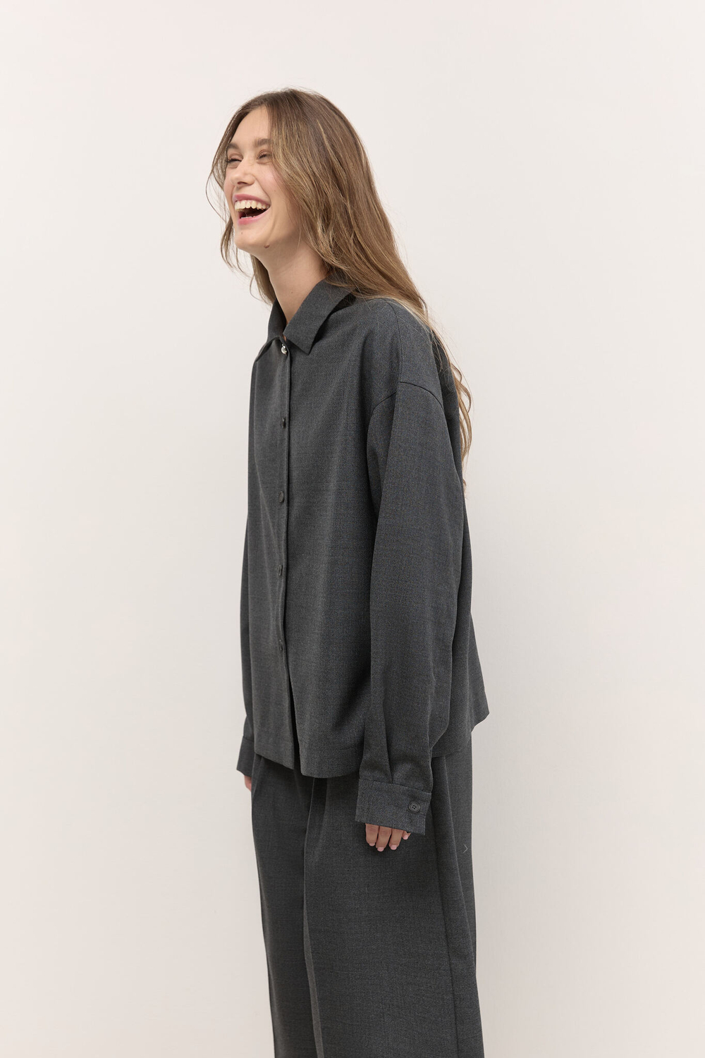 Рубашка из полушерсти