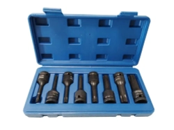 Набор головок-бит TORX ударных 8пр.,1/2''(T30, T40, T45, T50, T55, T60, T70, T80), в кейсе FORCEKRAFT FK-4088MPB