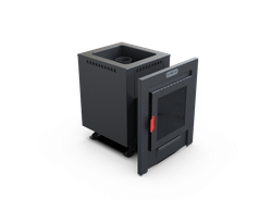 Банная печь Душа- 15 Кожух Квадро панорама