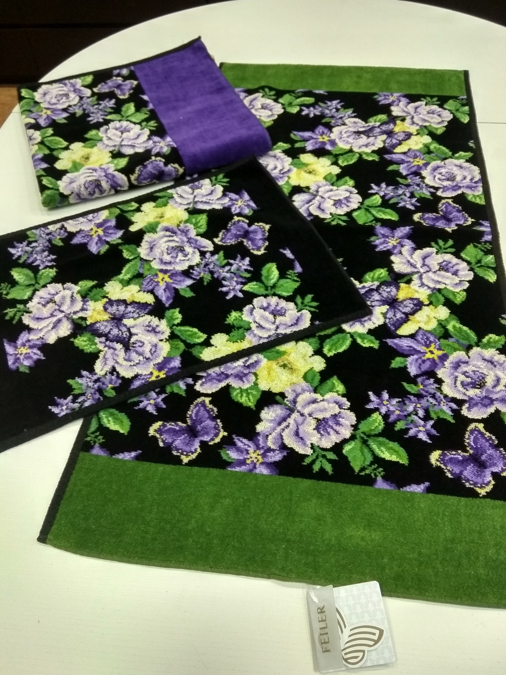 Полотенце 75x150 Feiler Margo 189 wiesengrun