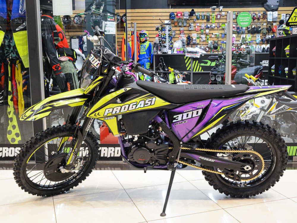Мотоцикл эндуро PROGASI RACE 300 WAVE (NB300) Purple/Yellow 21/18