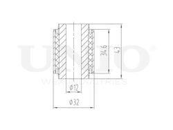 Сайлентблок внутренний заднего нижнего рычага UNIO RMP-20066