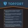 Перчатки нитриловые кислотощелочестойкие Профхим Нит синие TOPFORT