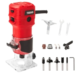 Фрезер по дереву электрический TEENO,5 фрез,15000-32000 об/мин,цанга 6/6.35 мм