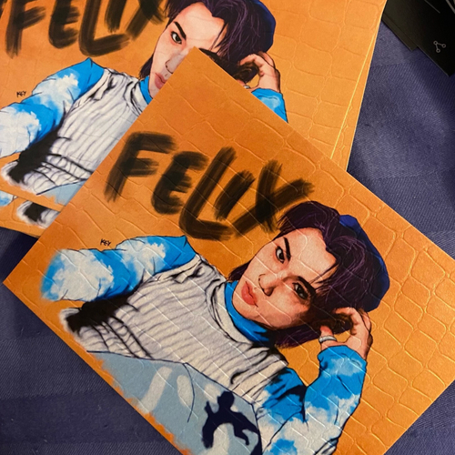 Открытка / artkeys_ / STRAY KIDS / "felix"