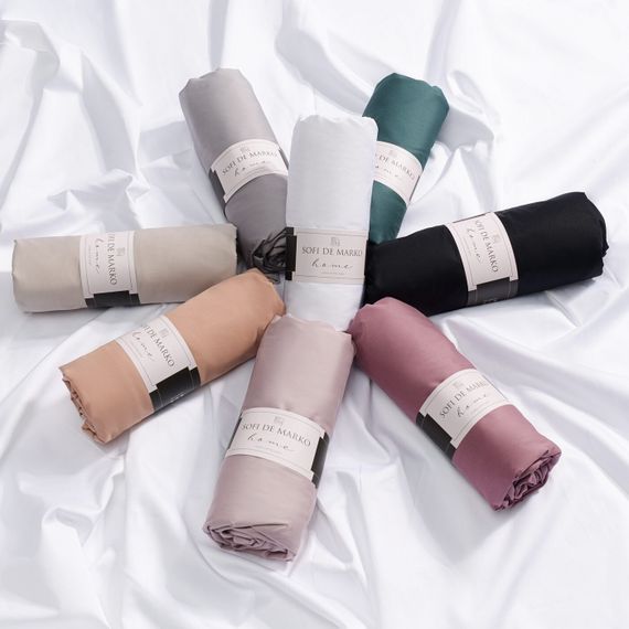 Мармис (тем зеленая) Простыня 160х200х30