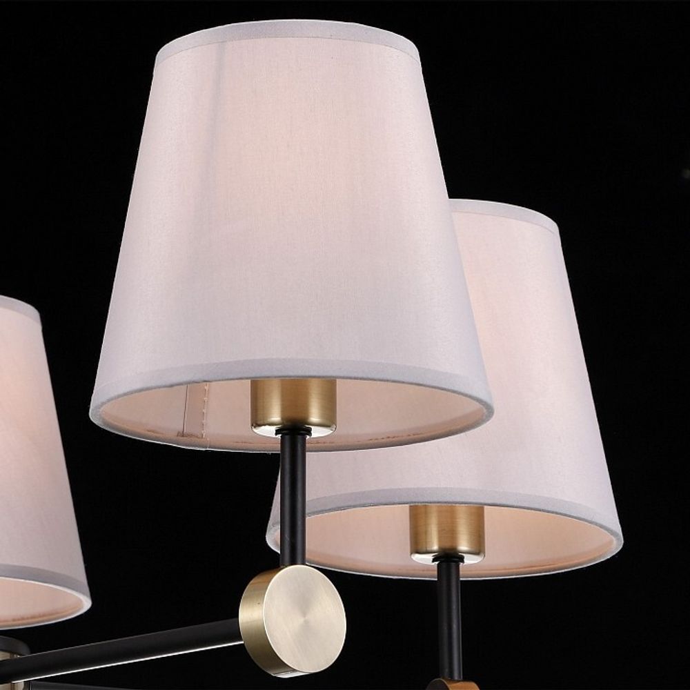 Люстра на штанге ILLUMICO CASTOR IL0394-5CSQ-24 BK AB CASTOR